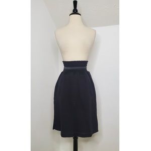 High Waist A Line Designer Skirt NWT